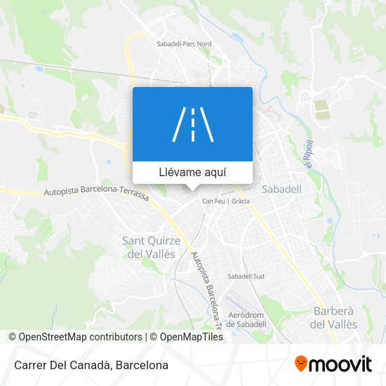 Mapa Carrer Del Canadà