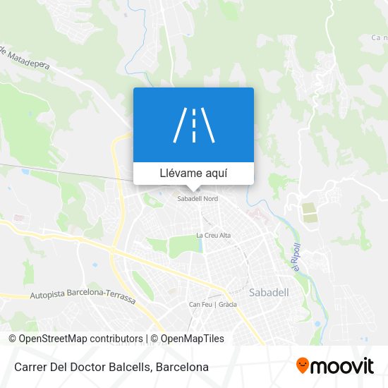 Mapa Carrer Del Doctor Balcells