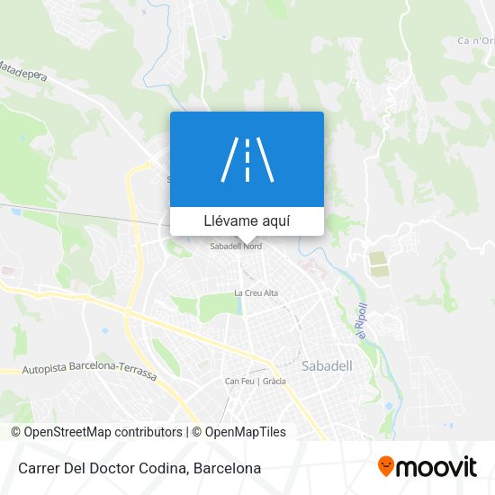 Mapa Carrer Del Doctor Codina