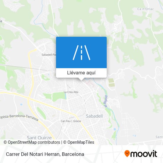 Mapa Carrer Del Notari Herran