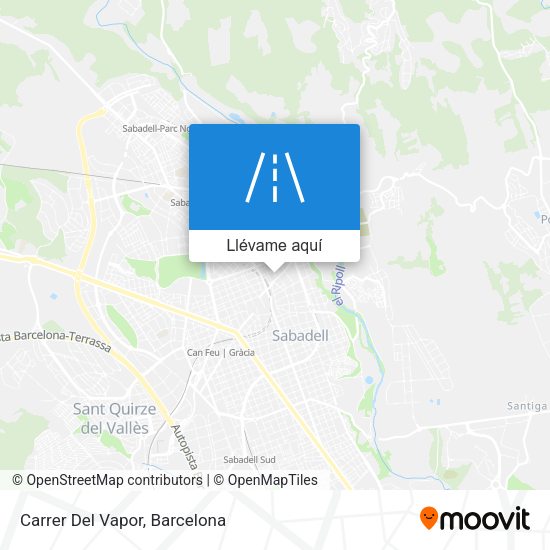 Mapa Carrer Del Vapor