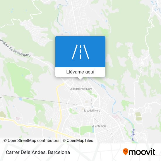 Mapa Carrer Dels Andes