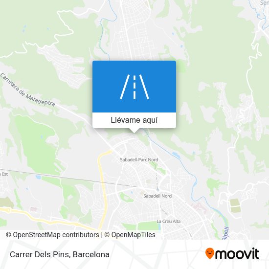 Mapa Carrer Dels Pins