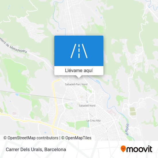 Mapa Carrer Dels Urals