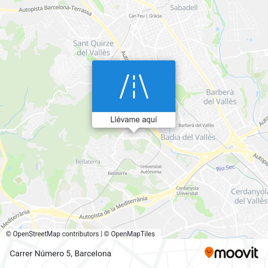 Mapa Carrer Número 5