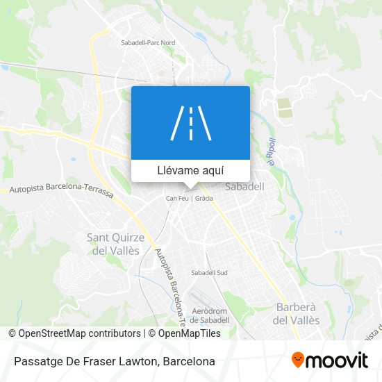Mapa Passatge De Fraser Lawton