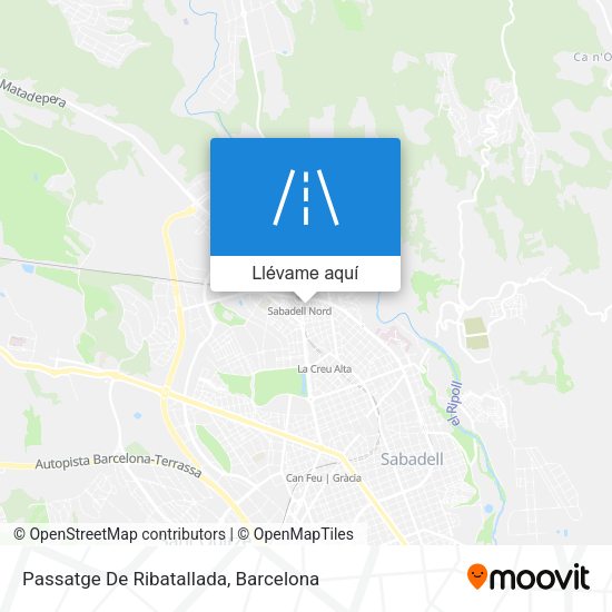 Mapa Passatge De Ribatallada