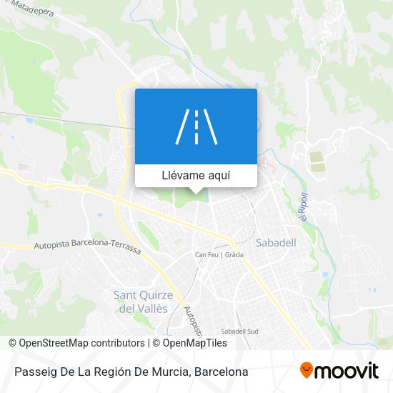 Mapa Passeig De La Región De Murcia