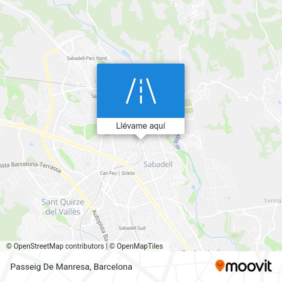 Mapa Passeig De Manresa