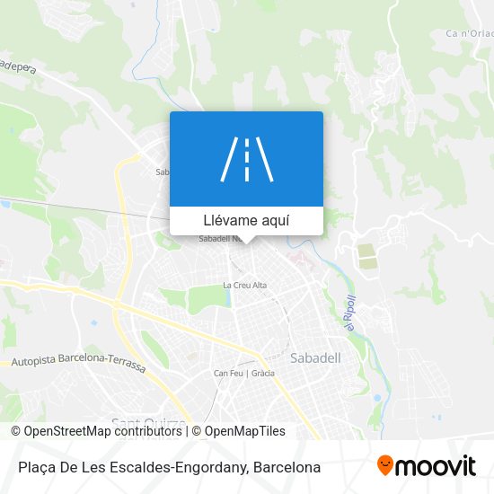Mapa Plaça De Les Escaldes-Engordany