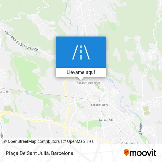 Mapa Plaça De Sant Julià