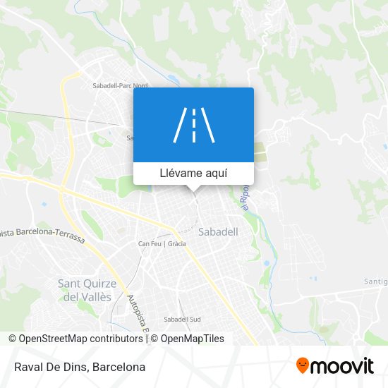 Mapa Raval De Dins