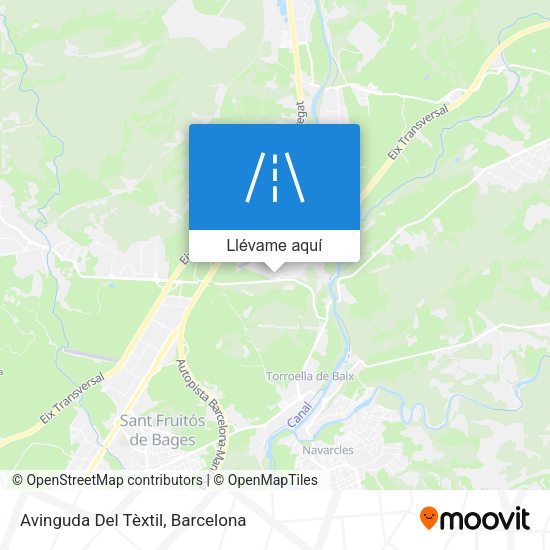 Mapa Avinguda Del Tèxtil