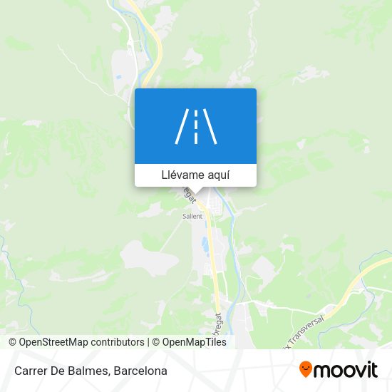 Mapa Carrer De Balmes
