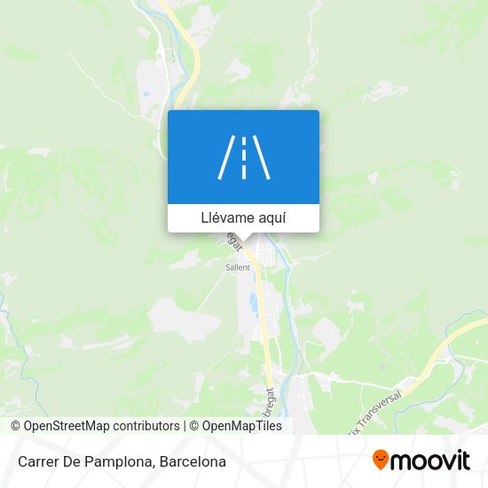 Mapa Carrer De Pamplona