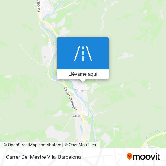 Mapa Carrer Del Mestre Vila