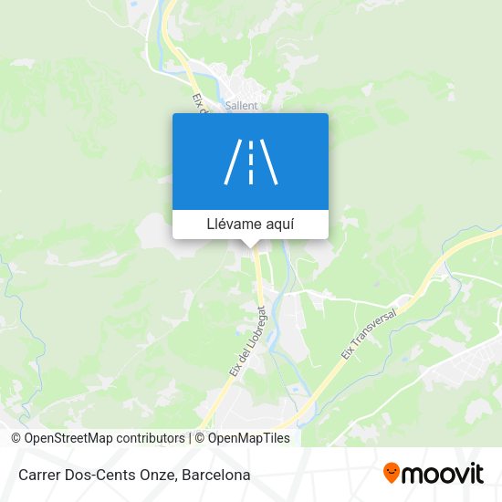 Mapa Carrer Dos-Cents Onze