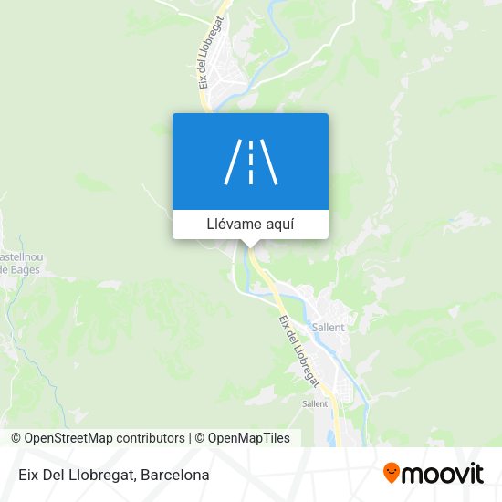 Mapa Eix Del Llobregat