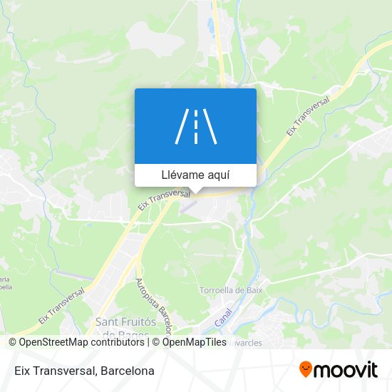 Mapa Eix Transversal