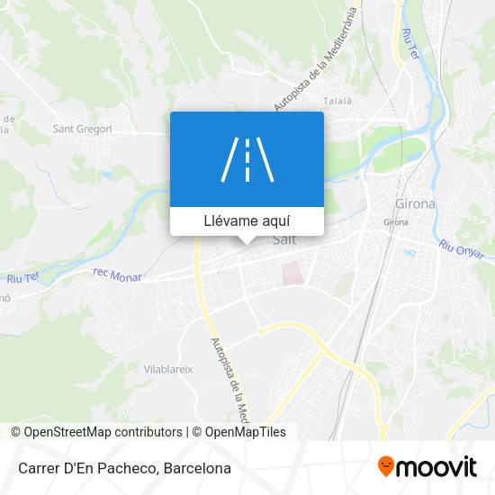 Mapa Carrer D'En Pacheco