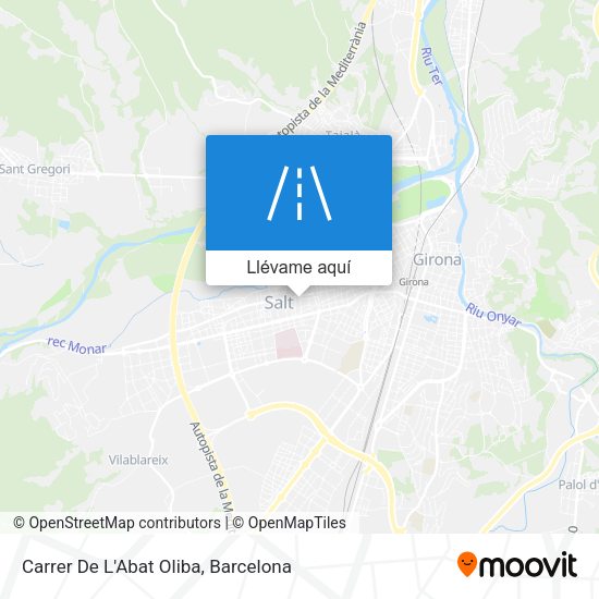 Mapa Carrer De L'Abat Oliba