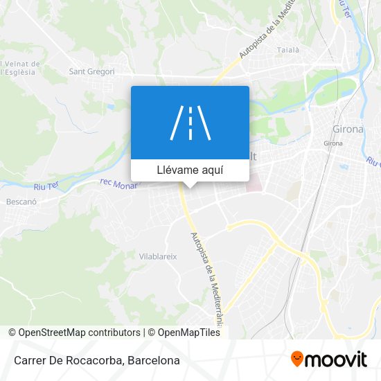Mapa Carrer De Rocacorba