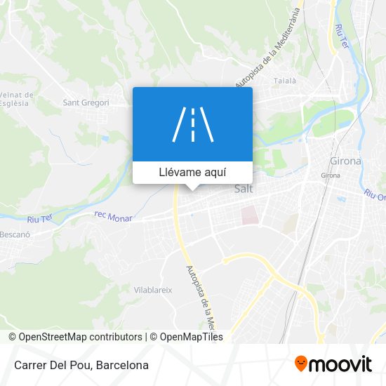Mapa Carrer Del Pou
