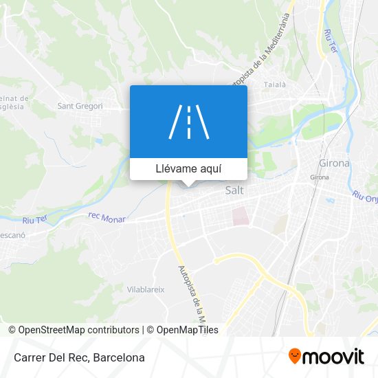 Mapa Carrer Del Rec