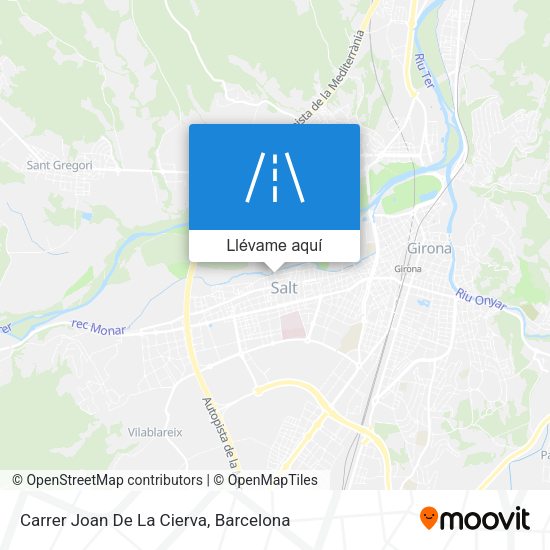 Mapa Carrer Joan De La Cierva