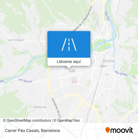 Mapa Carrer Pau Casals