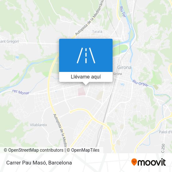 Mapa Carrer Pau Masó