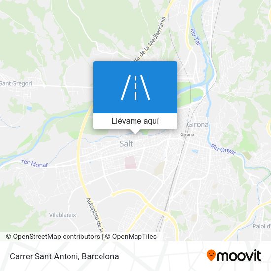Mapa Carrer Sant Antoni