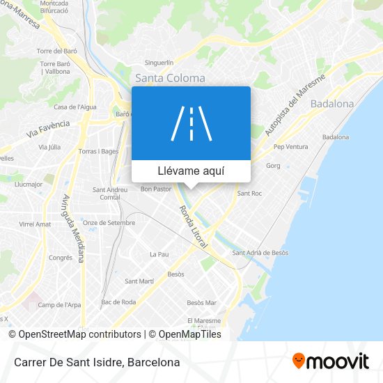 Mapa Carrer De Sant Isidre