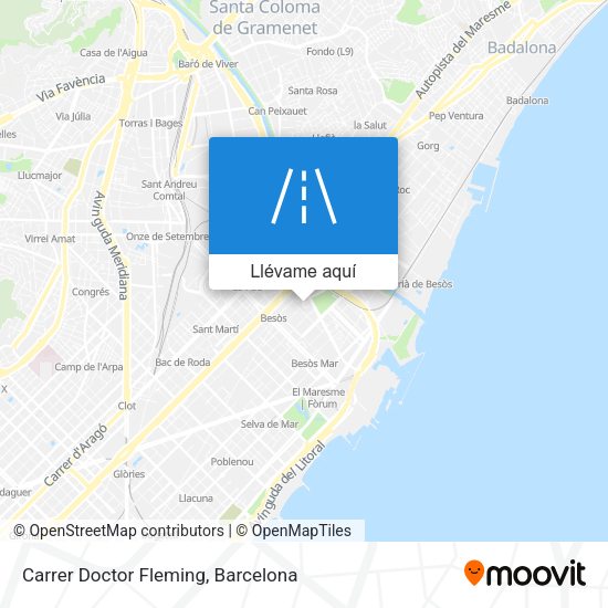 Mapa Carrer Doctor Fleming