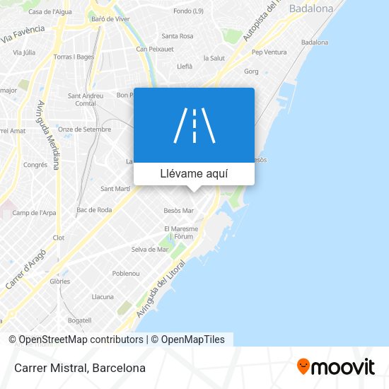 Mapa Carrer Mistral