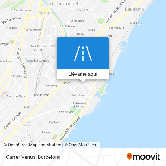 Mapa Carrer Venus