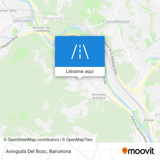 Mapa Avinguda Del Bosc