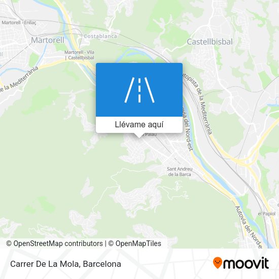Mapa Carrer De La Mola