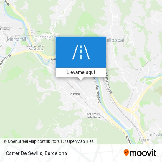 Mapa Carrer De Sevilla