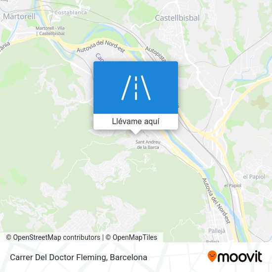 Mapa Carrer Del Doctor Fleming