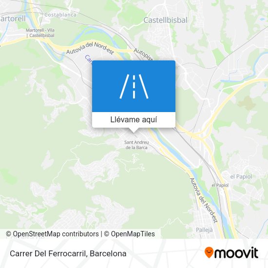 Mapa Carrer Del Ferrocarril