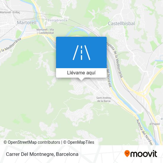 Mapa Carrer Del Montnegre
