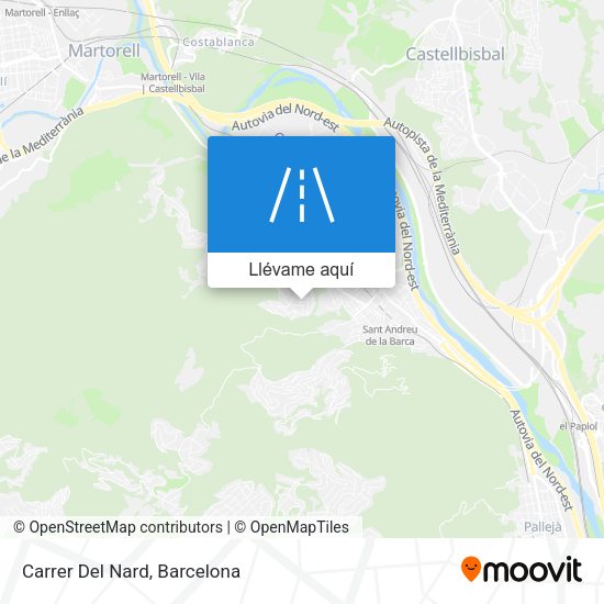 Mapa Carrer Del Nard
