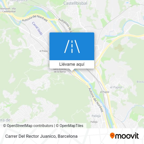 Mapa Carrer Del Rector Juanico