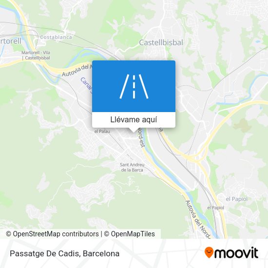 Mapa Passatge De Cadis