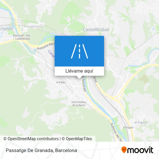 Mapa Passatge De Granada