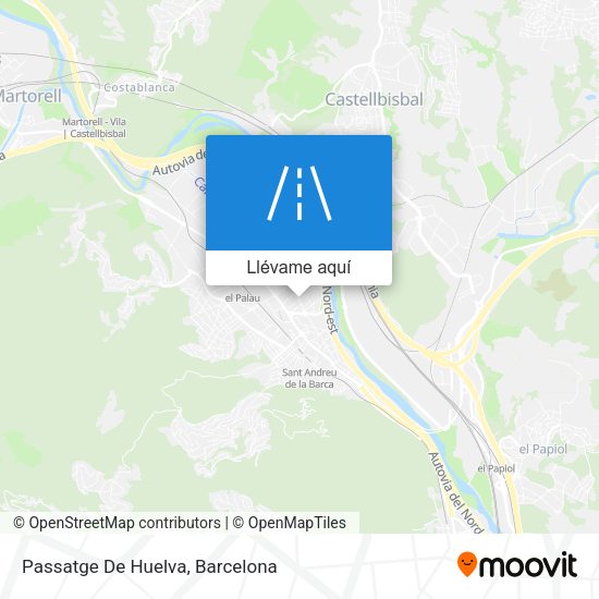 Mapa Passatge De Huelva