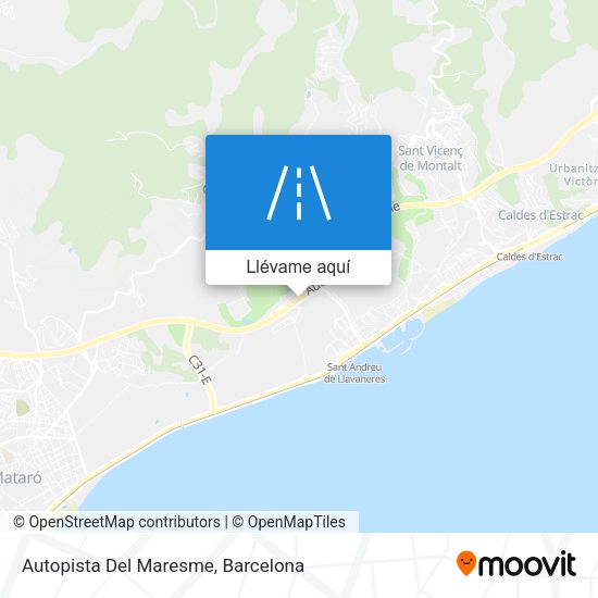Mapa Autopista Del Maresme