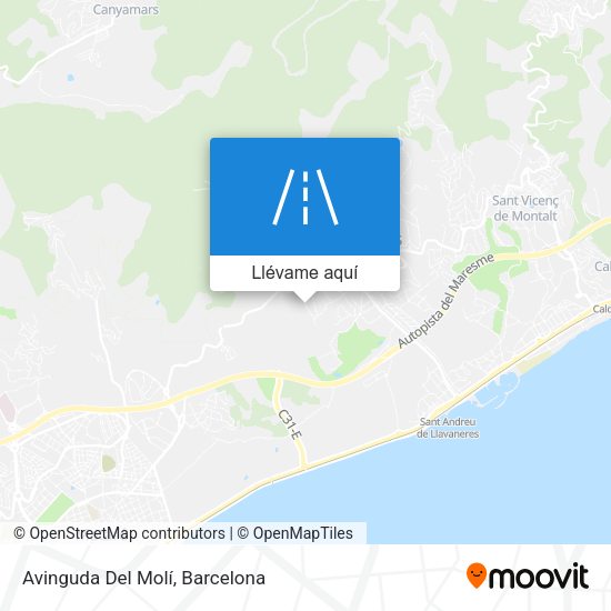Mapa Avinguda Del Molí