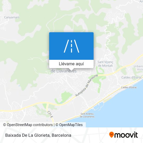 Mapa Baixada De La Glorieta